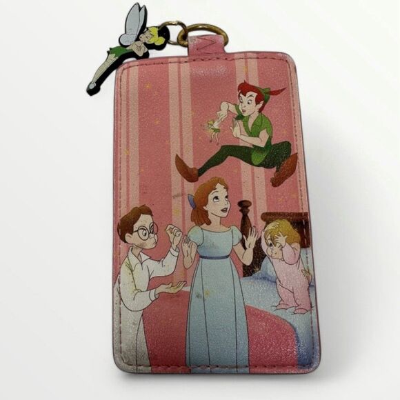 Loungefly Disney Peter Pan You Can Fly 70th Anniversary Card Holder Charm - Picture 1 of 11